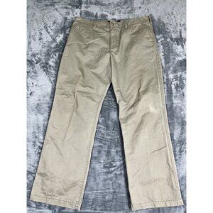 Old navy Khaki Herringbone Twill Mens Chino Pants Relaxed Fit 38x32